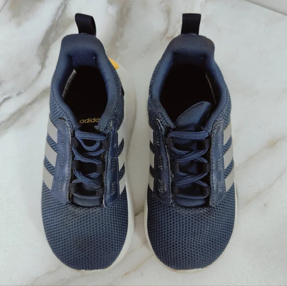 Adidas Toddler Kids' Racer TR21 Navy Grey Running Shoes Sneakers, Sz 7.5K - Picture 5 of 11